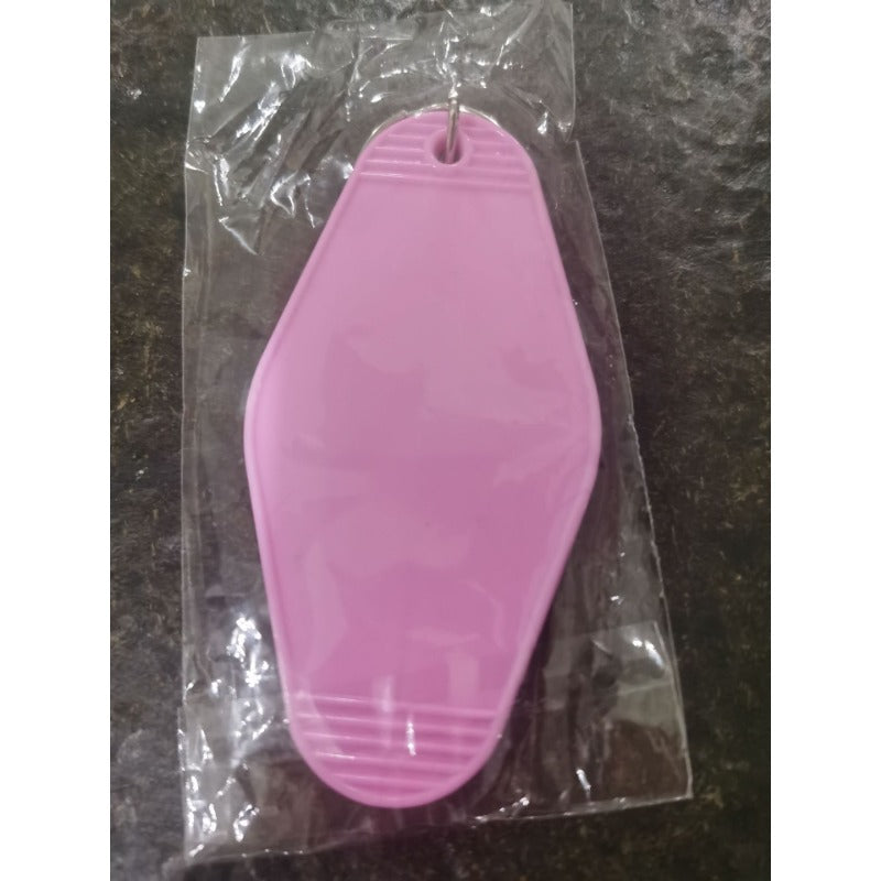Wholesale Plastic Luggage Tag Retro Motel Number Tag Diamond Hotel Room Card Keychain